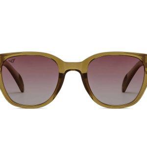 Brown Transparent Full Rim Wayfarer Sunglasses