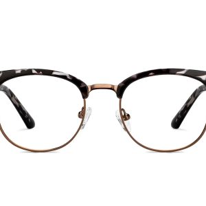 Copper Tortoise Full Rim Round Eyeglasses