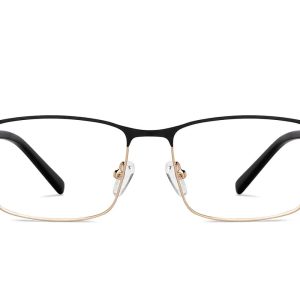 Black Full Rim Rectangle Eyeglasses