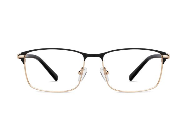 Black Full Rim Rectangle Eyeglasses