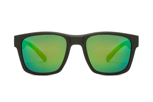 Green Full Rim Sports Sunglasses