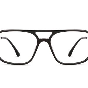 Black Full Rim Square Eyeglasses
