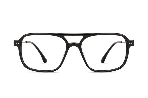 Black Full Rim Square Eyeglasses