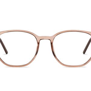 Brown Full Rim Square Eyeglasses